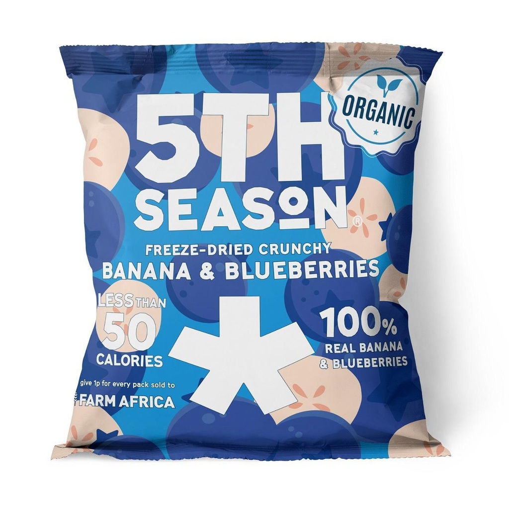 5TH Season Organic Banana &amp; Blueberry Bites 14g